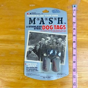 Vintage MASH TV Show Dog Tags